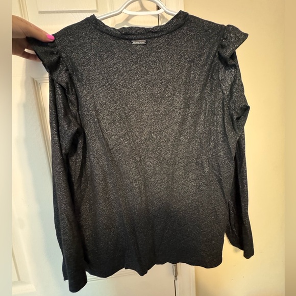 Michael Kors Shimmering Black Top - Picture 4 of 6